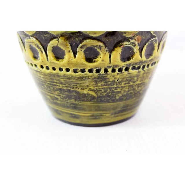 Italian Ceramic Vase by Aldo Londi for Bitossi, 1960s For Sale - Image 9 of 11