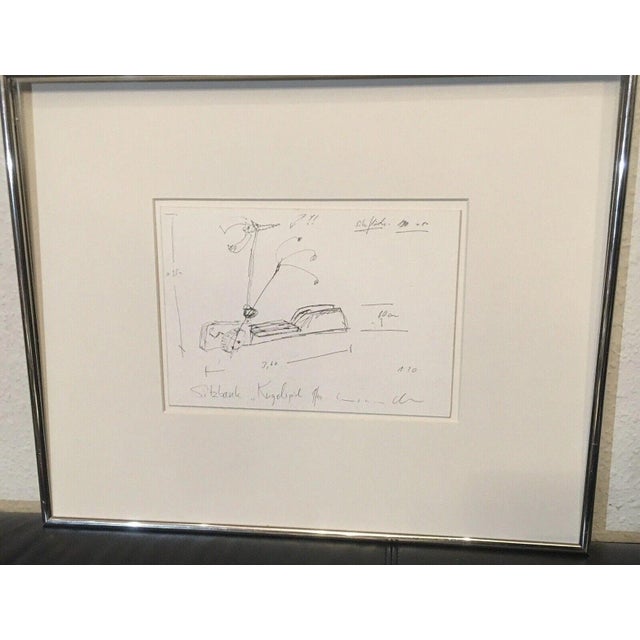 Modern Mendler Hans, Leonberg Bench Design Ball Game 9/99, 1999, Ink For Sale - Image 3 of 13