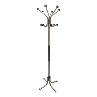 Industrial Coat Rack with Twelve Hooks, 1970s For Sale