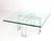 Ludwig Mies van der Rohe Chrome Base Square Glass Top Mid Century Modern Coffee Table Barcelona Baughman For Sale - Image 4 of 10