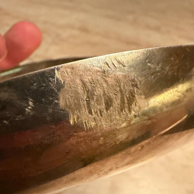 Christofle Gallia Lino Sabatini Silver-Plated Leaf-Shaped Dish Mid-Century Modern For Sale - Image 16 of 16