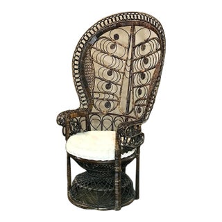 Antique Wicker Chair Circa 1920 For Sale