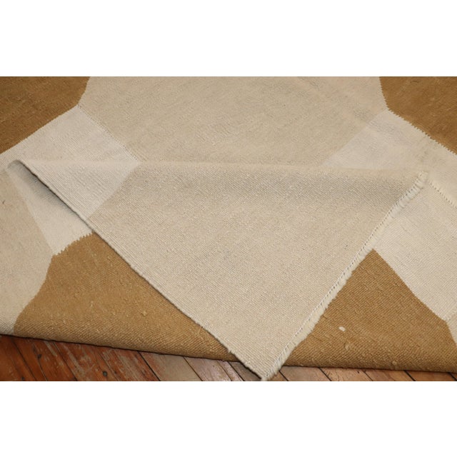 Textile Zabihi Collection Modern Persian Kilim - 11'4" x 14'8" For Sale - Image 7 of 12