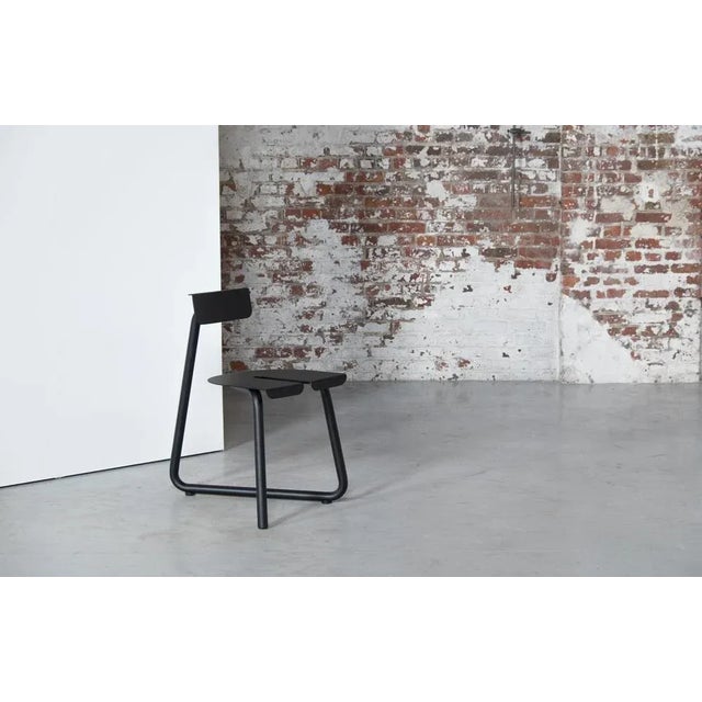 Contemporary SPC Black Chair by Atelier Thomas Serruys For Sale - Image 3 of 7