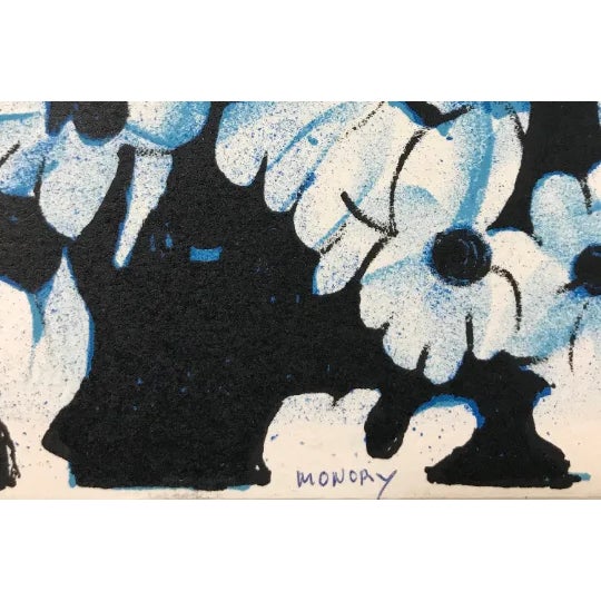 Artist: Jacques Monory Country: France Title: Supposer Medium: Original Lithograph signed in pencil Paper: Rives vellum...