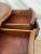 Brown 1980s Henredon French Desk Kidney Shaped Vanity Five Dovetail Drawers Petite Size For Sale - Image 8 of 13