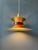 Large UFO Pendant Lamp with Orange Light For Sale - Image 5 of 13