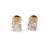 Gender: Unisex Metal Type: 14K Yellow Gold Length: 0.25 inches Width: 5.00 mm Weight: 1.18 grams 14K yellow gold, diamond...