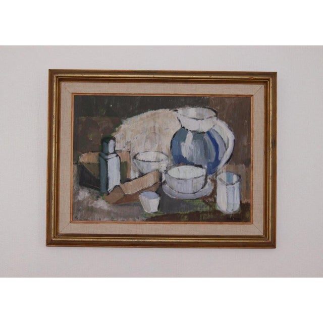 Bertil Ågren, Still Life, 1960s, Oil on Panel, Framed For Sale - Image 17 of 18