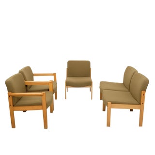 Mid-Century Living Room Set from Kusch + Co, 1970s, Set of 4 For Sale
