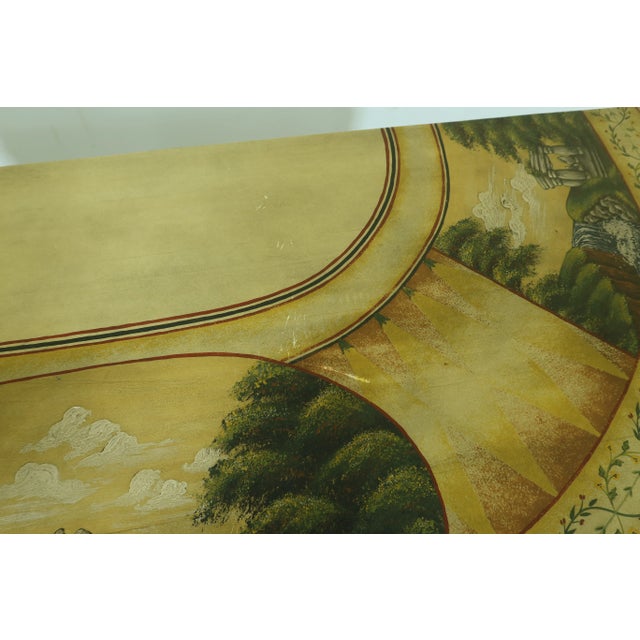 Brown Paint Decorated Console or Hall Table For Sale - Image 8 of 12