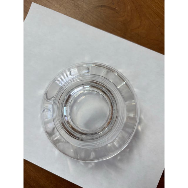 Tiffany Crystal Glass Bowl-Heart Design For Sale In New York - Image 6 of 7