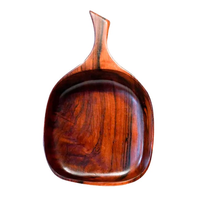 Solid Rosewood Bowl / Tray, 1950s, Denmark For Sale