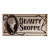Art Deco "Beauty Shoppe" DSP Flange Storefront Sign For Sale