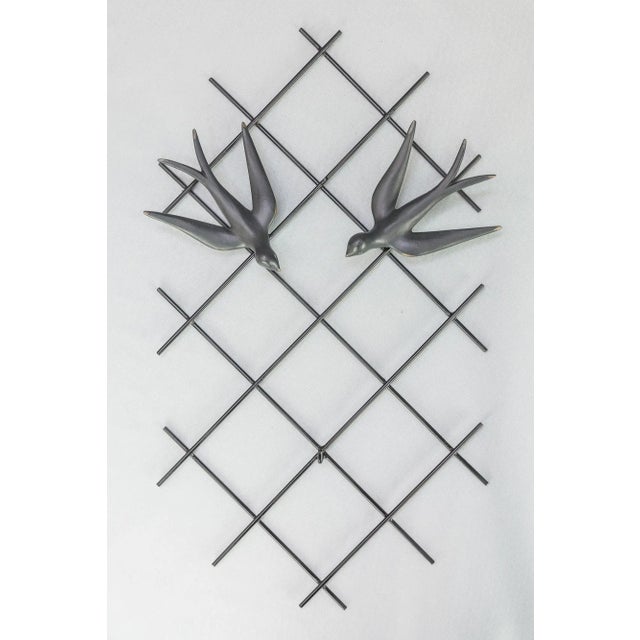 Black Seagull Key Holder by Walter Bosse for Hertha Baller, 1950s For Sale - Image 8 of 8