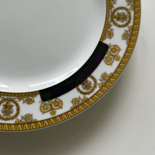 I Love Baroque and Roll Salad Plates by Versace for Rosenthal, 2000s, Set of 6 For Sale - Image 6 of 10