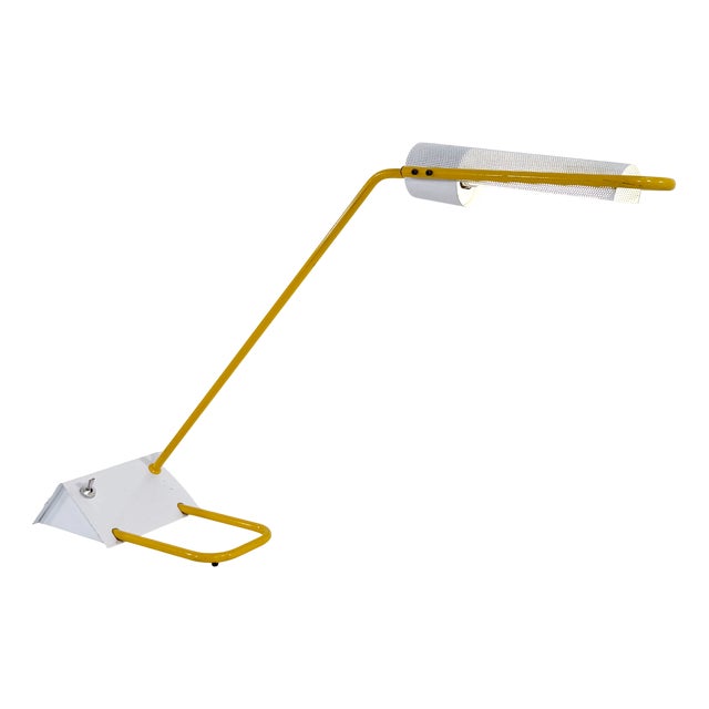 Yellow Desk Lamp from Candle, 1980s For Sale