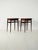 Scandinavian Mahogany Bedside Tables, 1950s, Set of 2 For Sale - Image 3 of 9