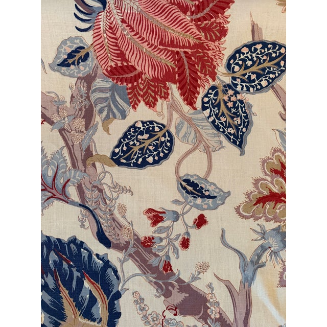 Schumacher Schumacher 175780 Indian Arbre Tea Fabric 5 1/2 Yards For Sale - Image 4 of 8