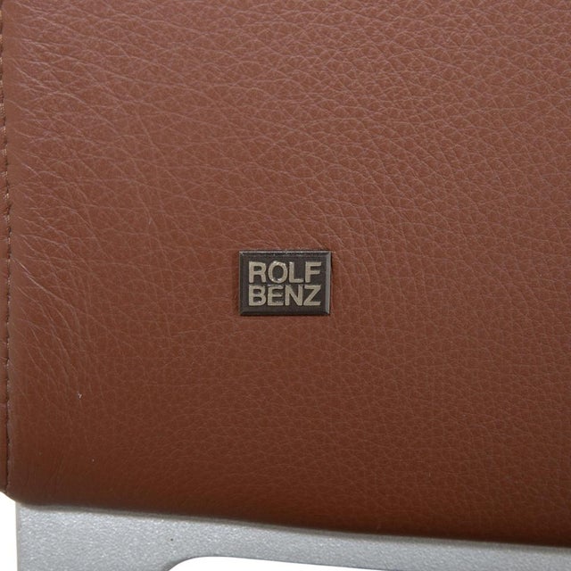 Brown 3300 Leather Chair from Rolf Benz For Sale - Image 8 of 13