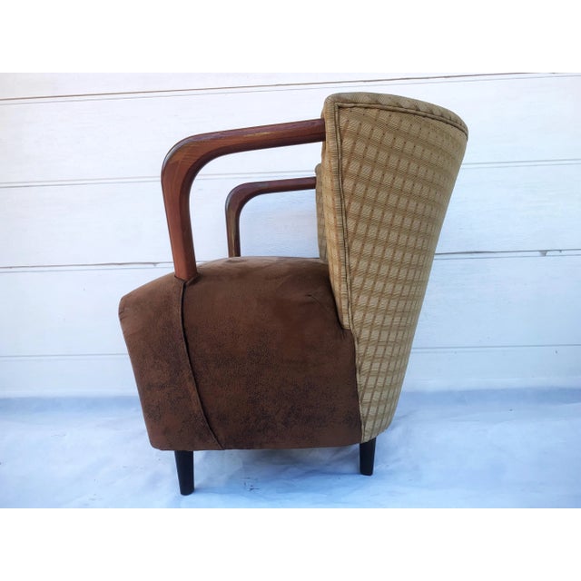 Wood Art Deco Modernist Armchair, 1930s-1950s For Sale - Image 7 of 18