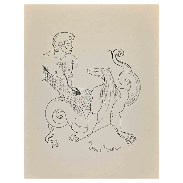 Leon Boullet, Metamorphosis, Lithograph, 1950s For Sale