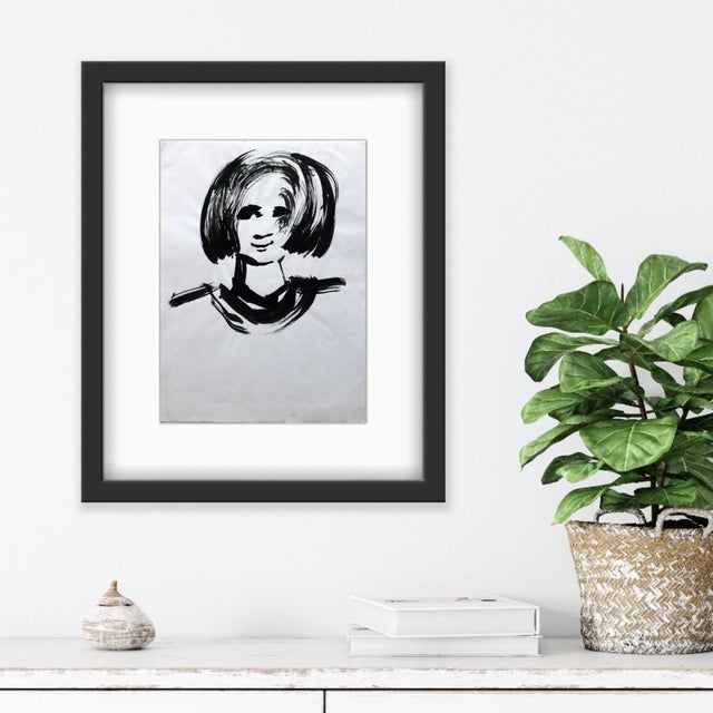 1990s Anna Zawadka, Between Women, Ink on Paper For Sale - Image 5 of 7