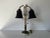 Here is a beautiful Hollywood Regency - style desk - table lamp that was made in Italy in the 1960's. The lamp features a...