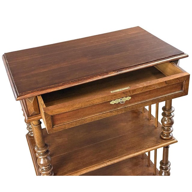 Vintage Shelf with Drawer, 1870s For Sale - Image 4 of 9