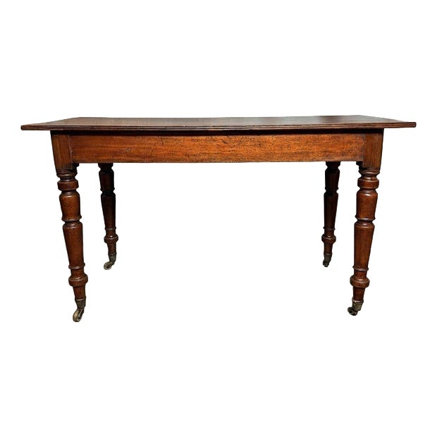 19th-Century Mahogany Side Table For Sale