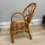 1960s 1960s Mid-Century Pencil Reed Rattan and Bamboo Fan Back Chair For Sale - Image 5 of 5