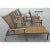 1970s 1970s Faux Metal Bamboo 6 Piece Patio Seating Set For Sale - Image 5 of 11