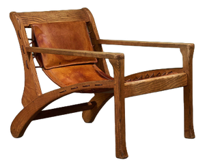 Lace Lounge Chair in Ash and Cognac Leather by Stefan During, Netherlands, 1985