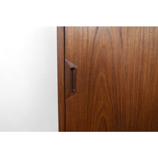 Small Danish Modern Teak Credenza by Sven Ellekaer For Sale In San Francisco - Image 6 of 7