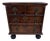 Miniature Antique George Iii Style Curly Maple Chest For Sale