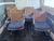 Set of 4 Attributed Chromcraft Cantilever Chairs With Wicker Backrest For Sale - Image 9 of 12