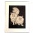 Vintage Midcentury Gladys Emerson Cook Angora or Persian Cat Print in 16x20 Mat For Sale