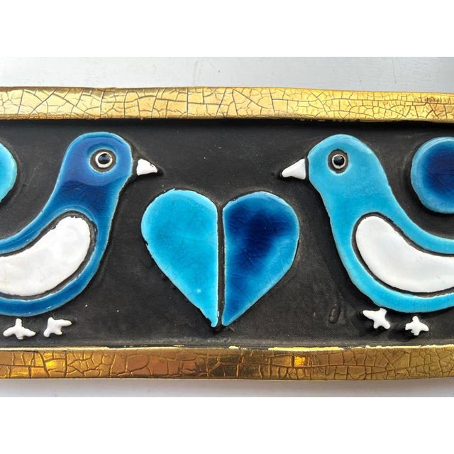 Colombes ceramic h x w x d : 6.50 cm. X 26.50 cm. X 9.50 cm. 2.56 in. X 10.43 in. X 3.74 in. very good condition this...