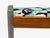 Italian Modern, Painted Glass, Ash Wood, Metal, Console Table, Italy, 1960s For Sale In New York - Image 6 of 10