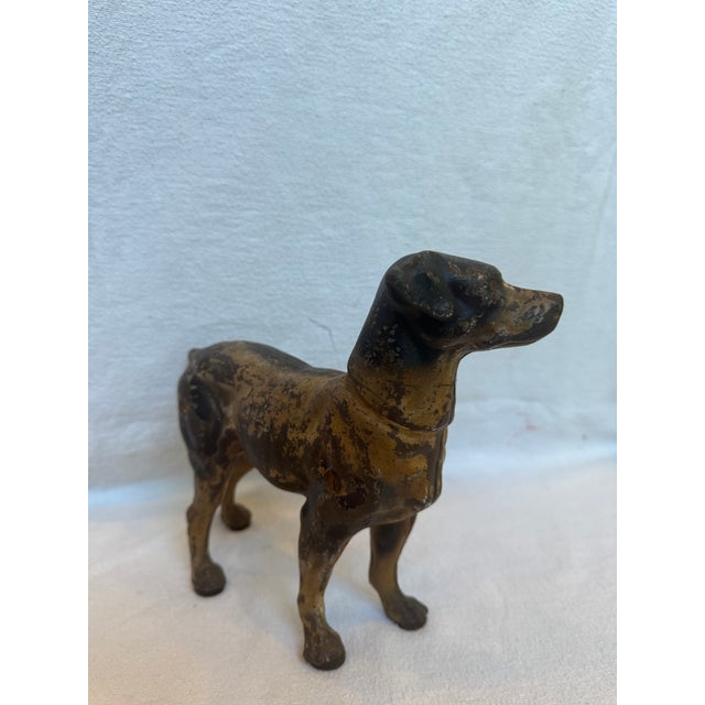 Art Deco 1920s Cast Iron Male Mastiff For Sale - Image 3 of 11