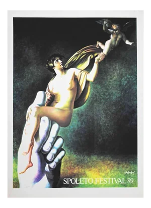 Carlo Maria Mariani, Spoleto Festival, Offset and Lithograph, 1989