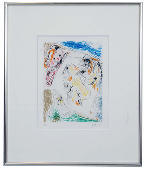 Asger Jorn, Euclid Coincé, Lithograph, 1971