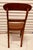 English Regency 19th Century Mahogany Side Chair Turned Legs For Sale - Image 9 of 12