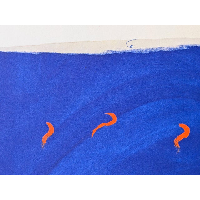 Antoni Tapies, Tapies Antoni, Blue Composition, 1974, Lithograph For Sale - Image 7 of 10