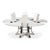 2020s Transitional Round Dining Table, Large - White Oak With Hammered Iron Base For Sale - Image 5 of 11