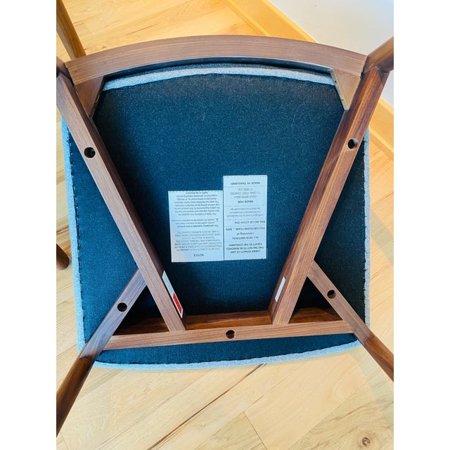 Set of Six Design Within Reach Modern Gray Dining Chairs For Sale - Image 16 of 16