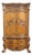Aico Furniture Paradisio Collection Birch Contemporary Italian Provincial 52" Media / Clothing Storage Armoire - Amaretto Finish 24890-462 / 24890-473 For Sale