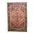 Persian Heriz Wool 13x20 Red, Orange & Black Handmade Area Rug #9902086