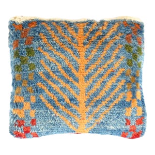 Pasargad DC Fine Hand Knotted Persian Gabbeh Pillow For Sale