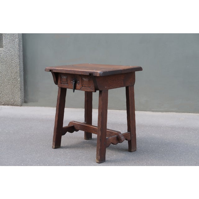 French Brutalist Mid-Century Table Around 1950 For Sale - Image 10 of 10